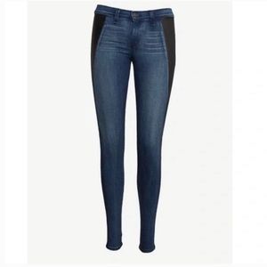 Rag & Bone Leather Trim Skinny 26